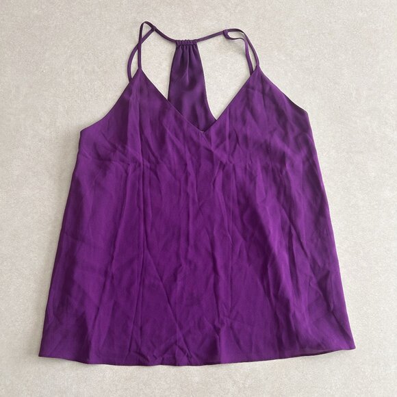 Alice + Olivia Stretch Silk Double-Strap Camisole - Picture 3 of 7